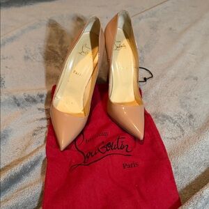 Christian Louboutin Nude Patent Heels